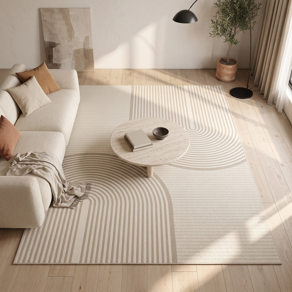 Tapis Casimir N°4 en situation, vue en plongée