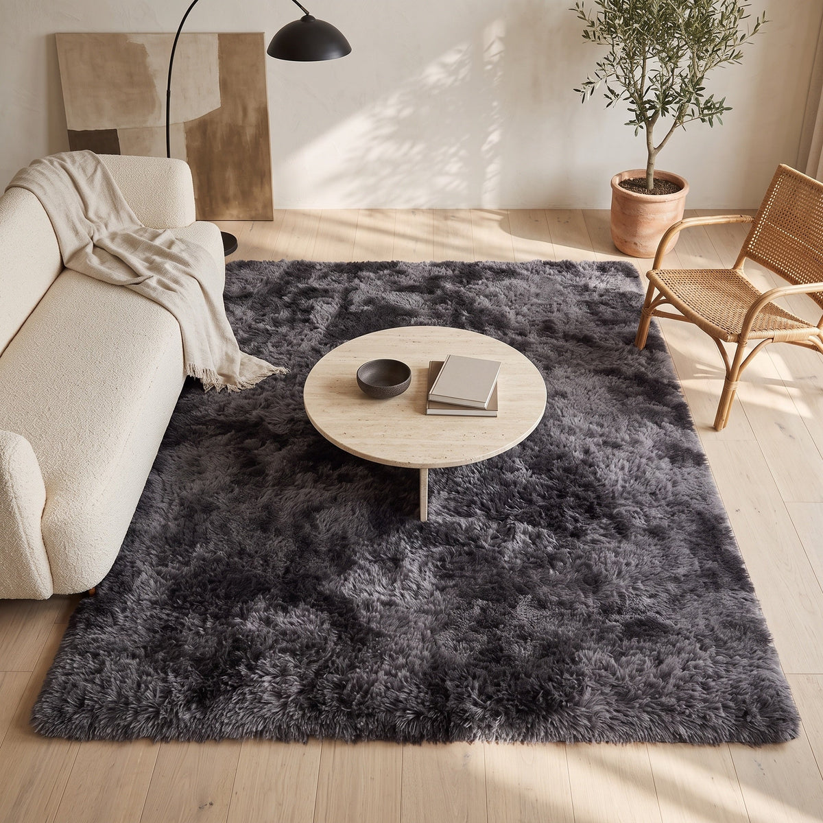 Tapis Célestin N°3 en situation, vue en plongée