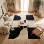 Tapis Chloé N°1 en situation, vue en plongée