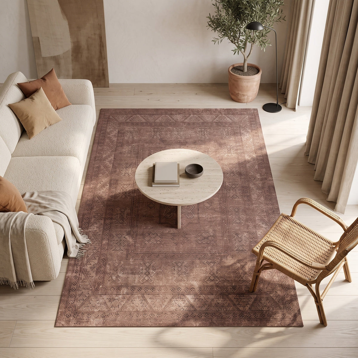 Tapis Clément N°1 en situation, vue en plongée