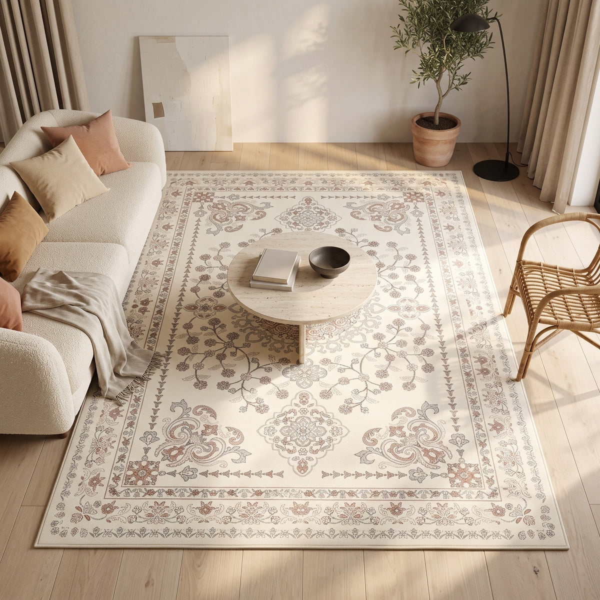 Tapis Joséphine en situation, vue en plongée
