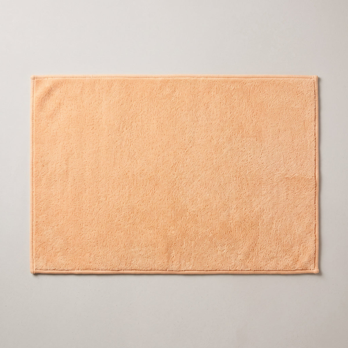 Tapis de Bain Antidérapant Absorbant Abricot vu du dessus