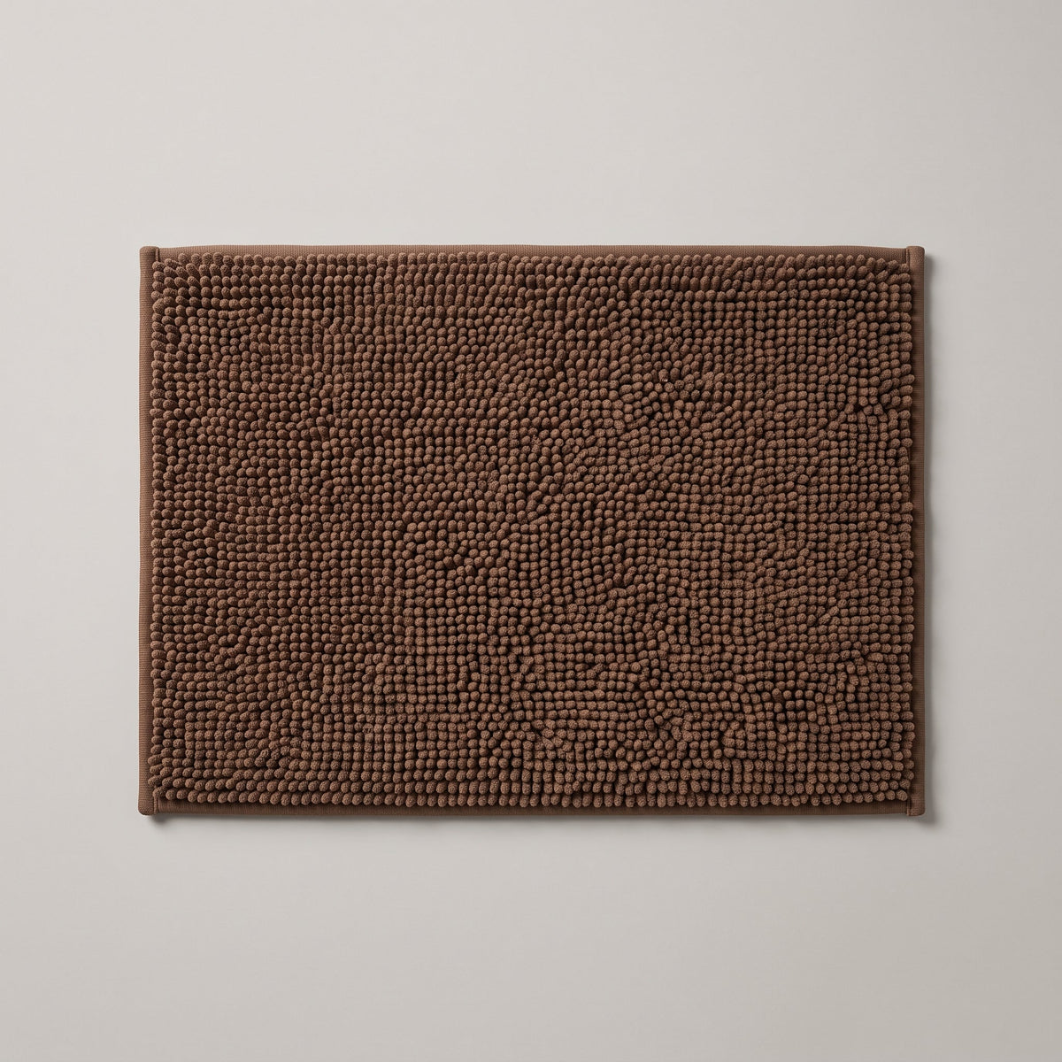 Tapis de Bain Microfibre Café vu du dessus