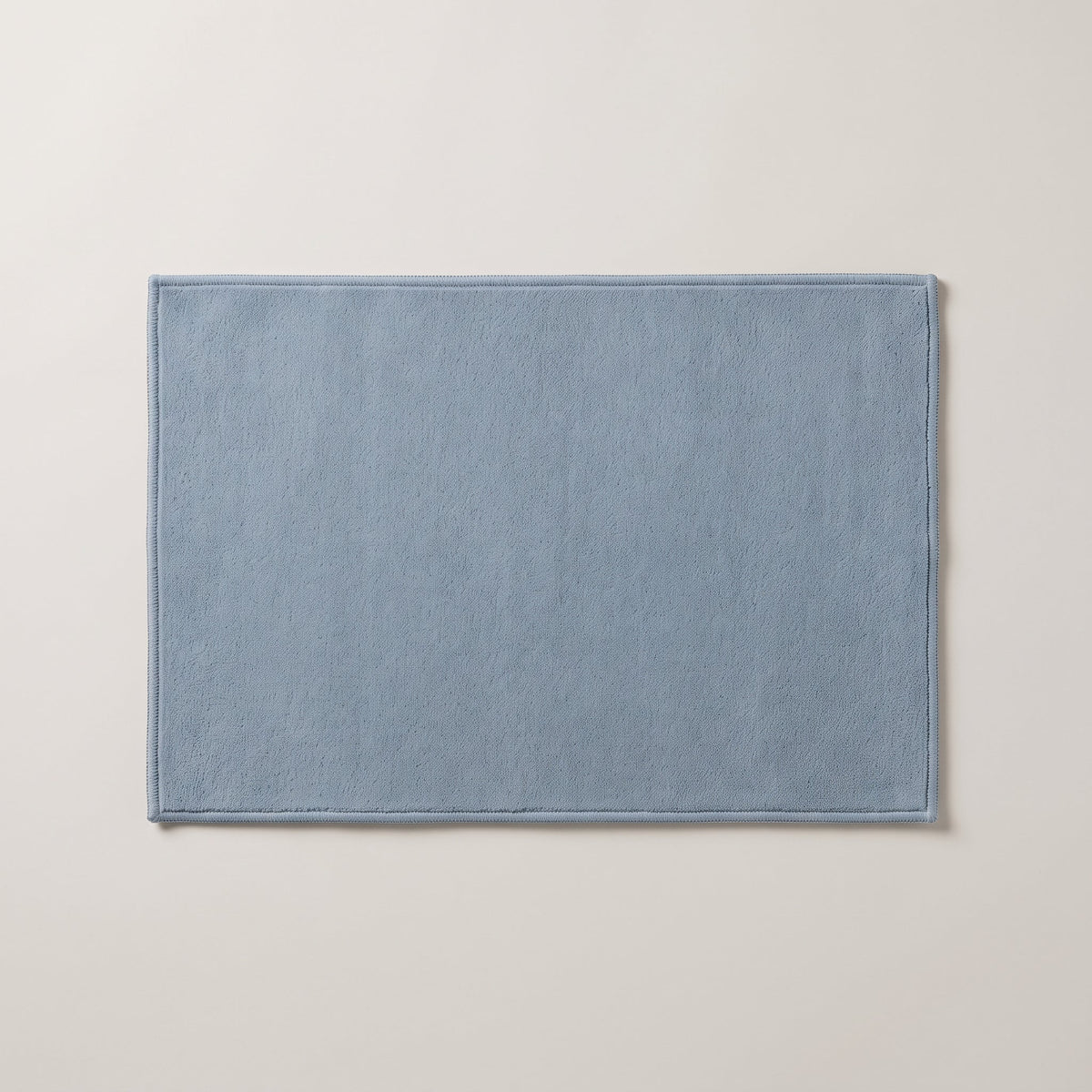 Tapis de Bain Simple Antidérapant Bleu vu du dessus
