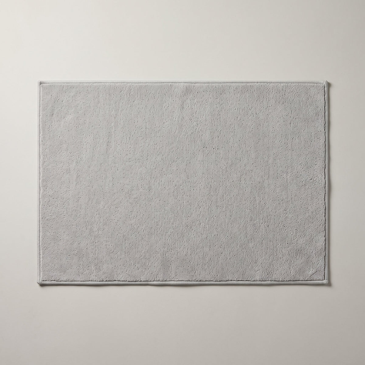 Tapis de Bain Simple Antidérapant Gris Clair vu du dessus