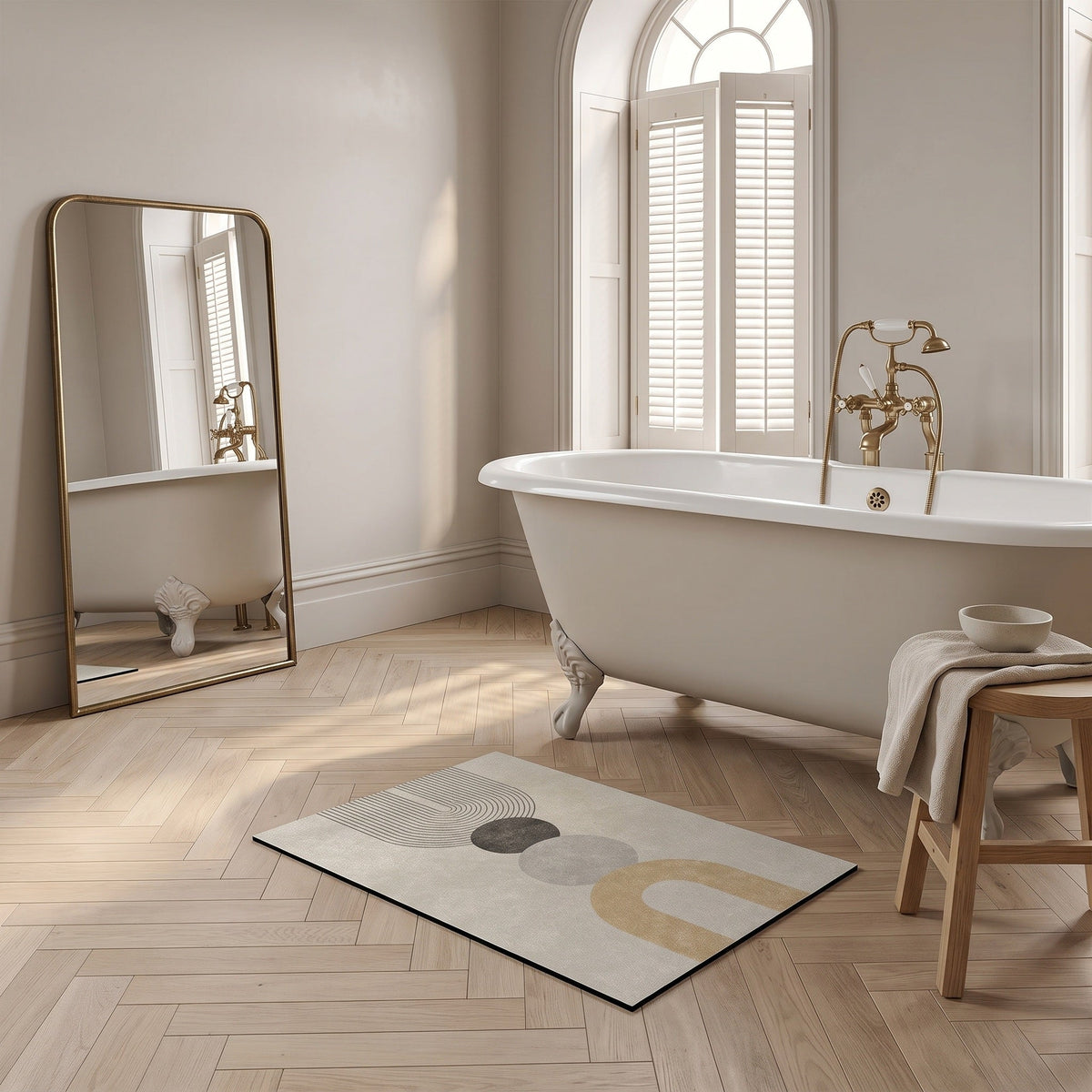Tapis Salle de Bain Absorbant Ariel