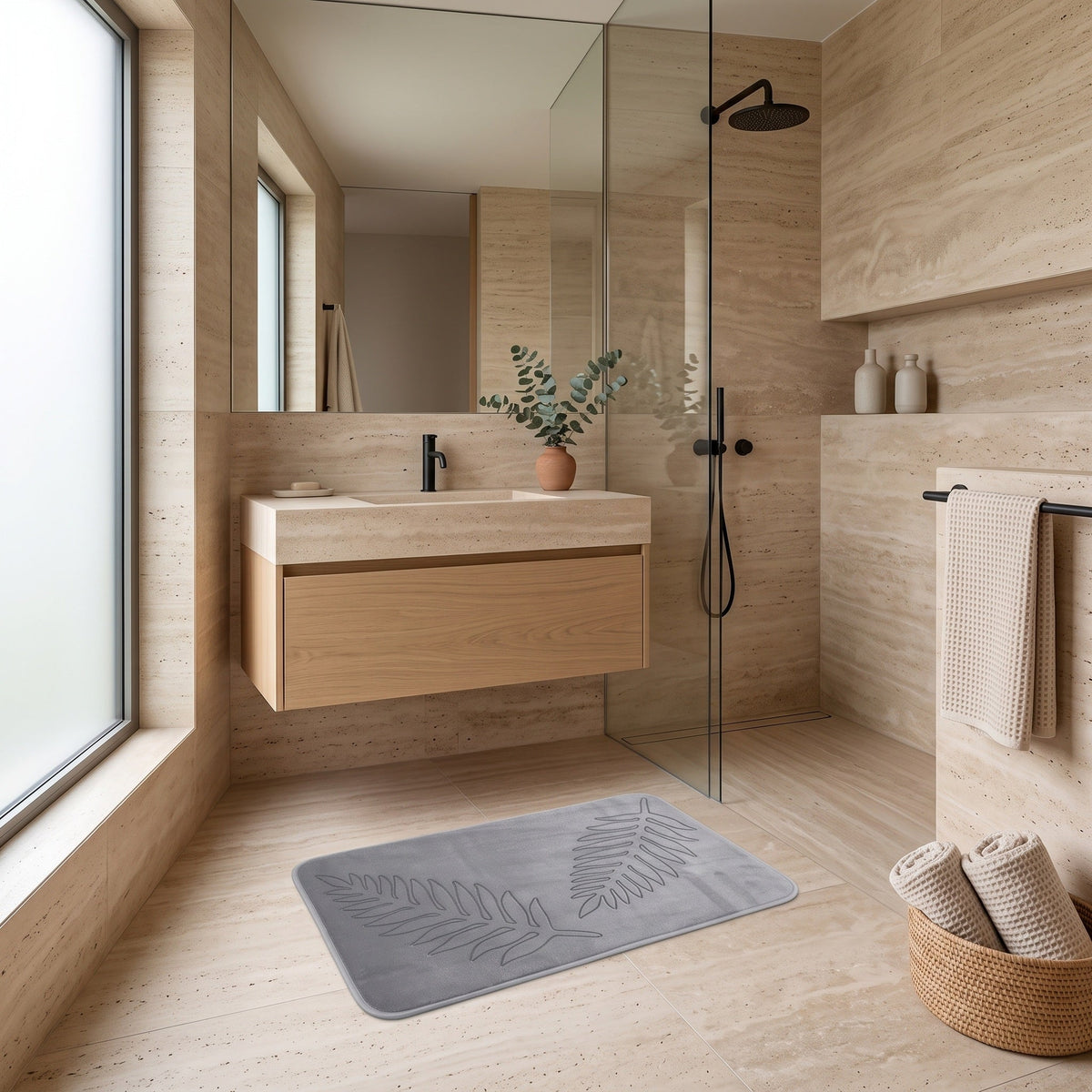 Tapis Salle de Bain Absorbant Brigide