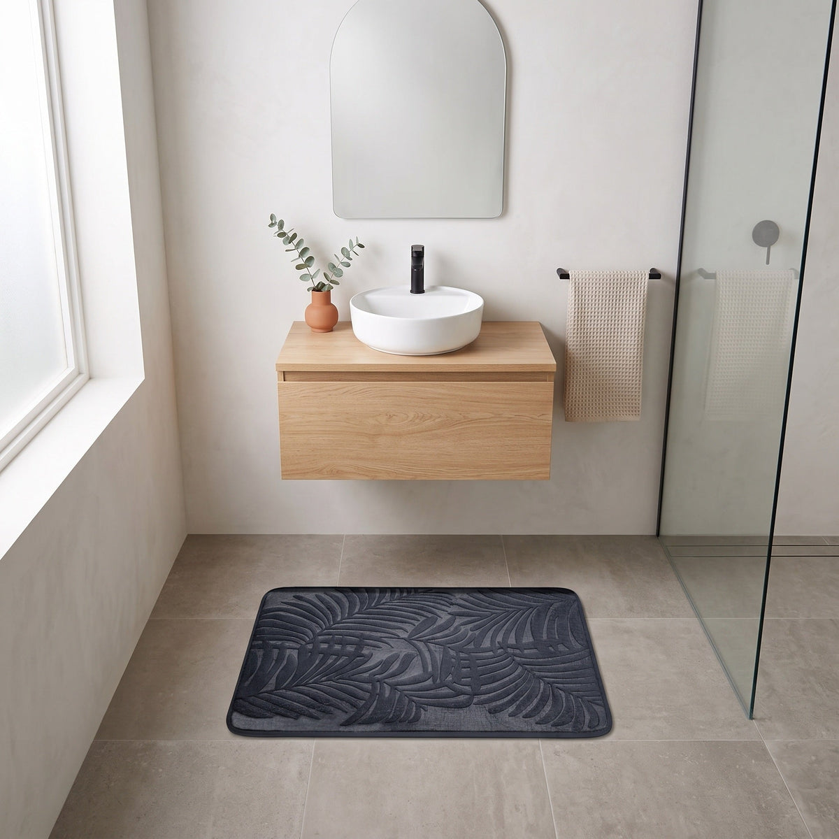 Tapis Salle de Bain Absorbant Carolane