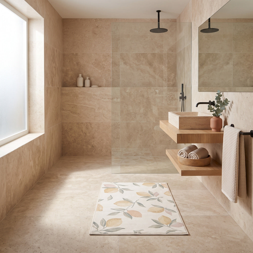 Tapis Salle de Bain Absorbant Lys