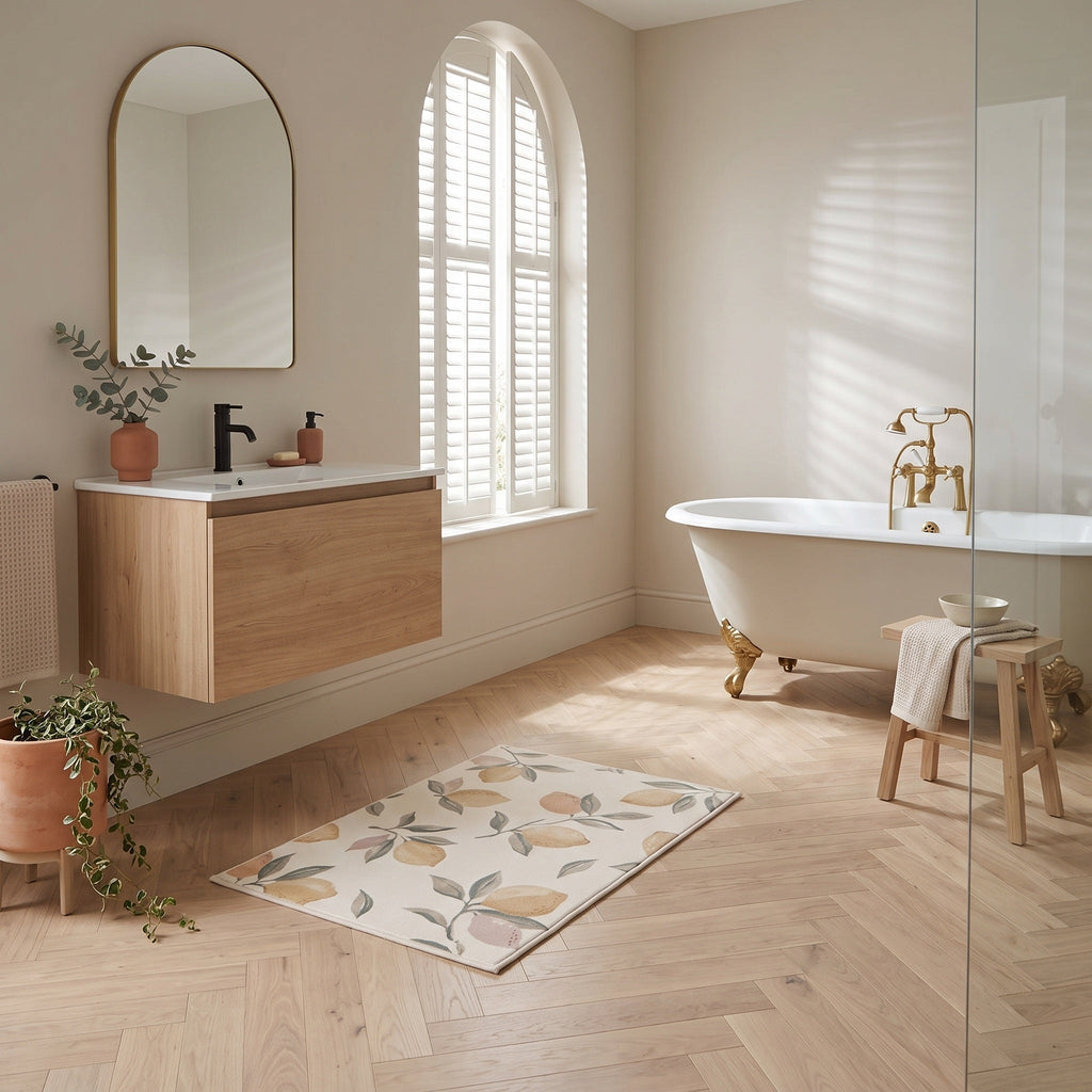 Tapis Salle de Bain Absorbant Lys