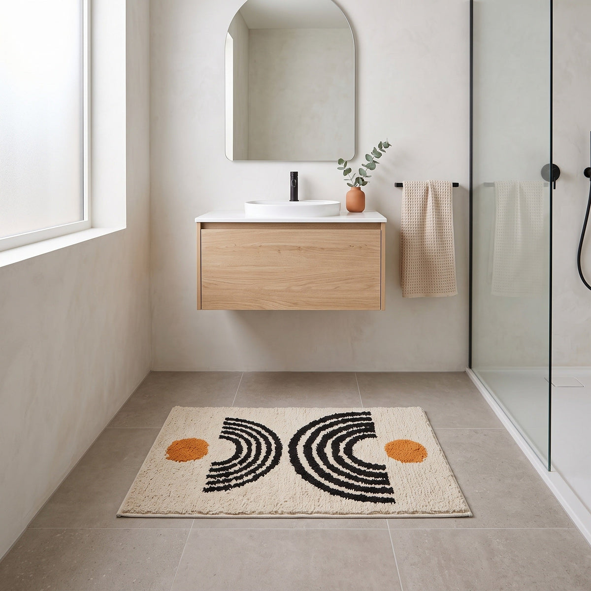 Tapis Salle de Bain Antidérapant Carole