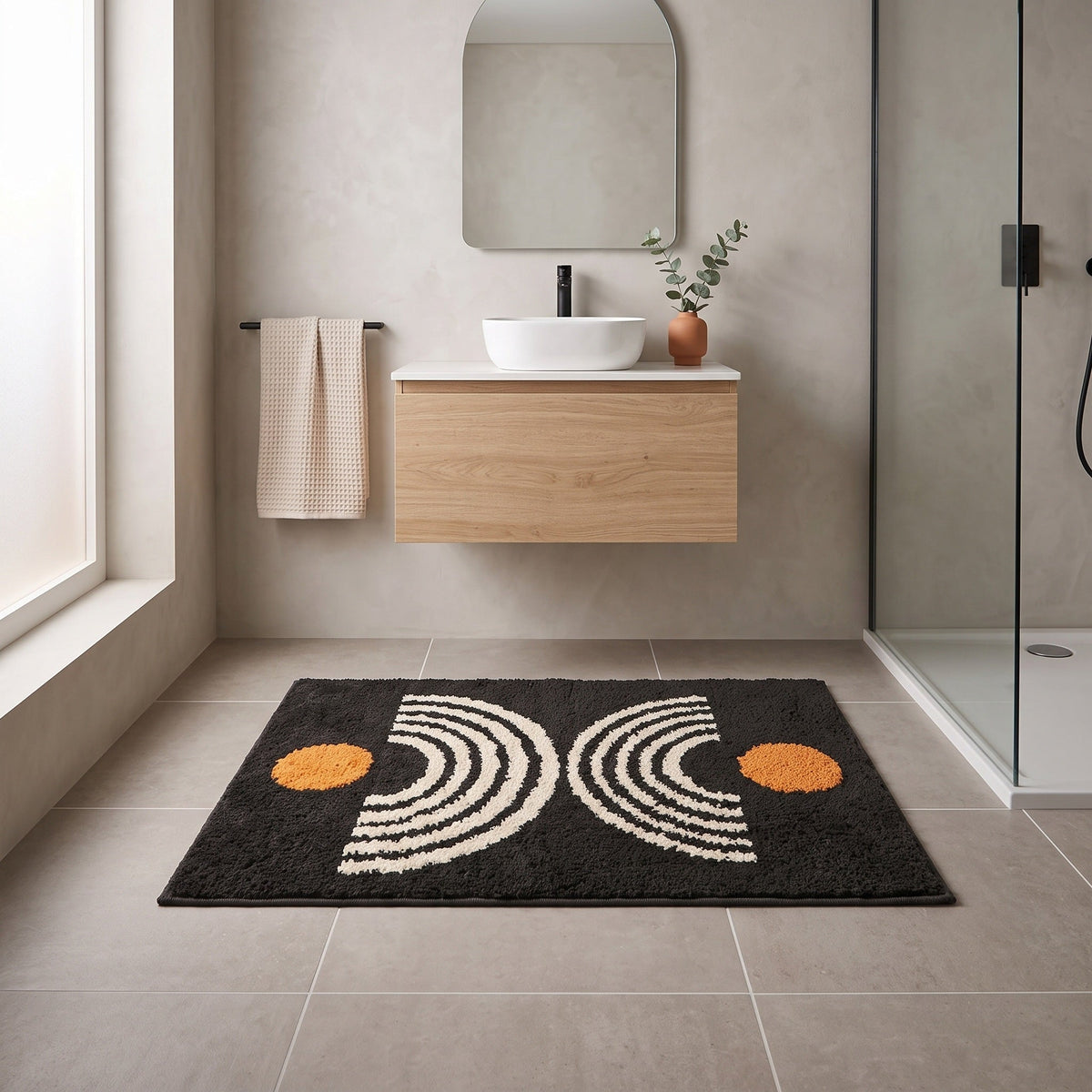 Tapis Salle de Bain Antidérapant Cassandre