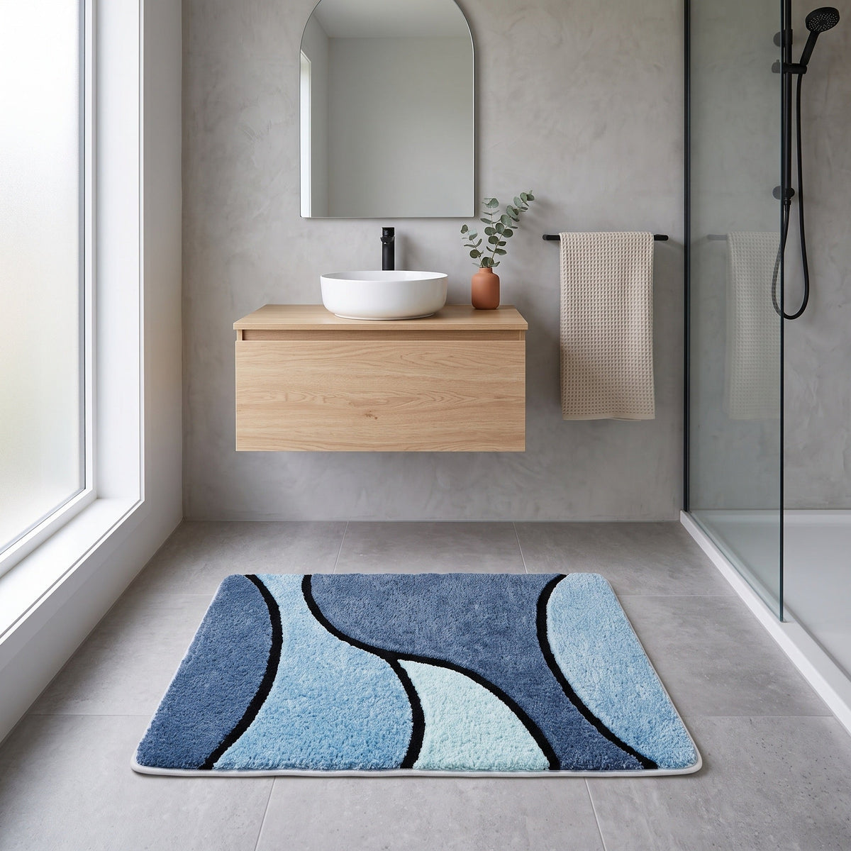 Tapis Salle de Bain Antidérapant Corentin