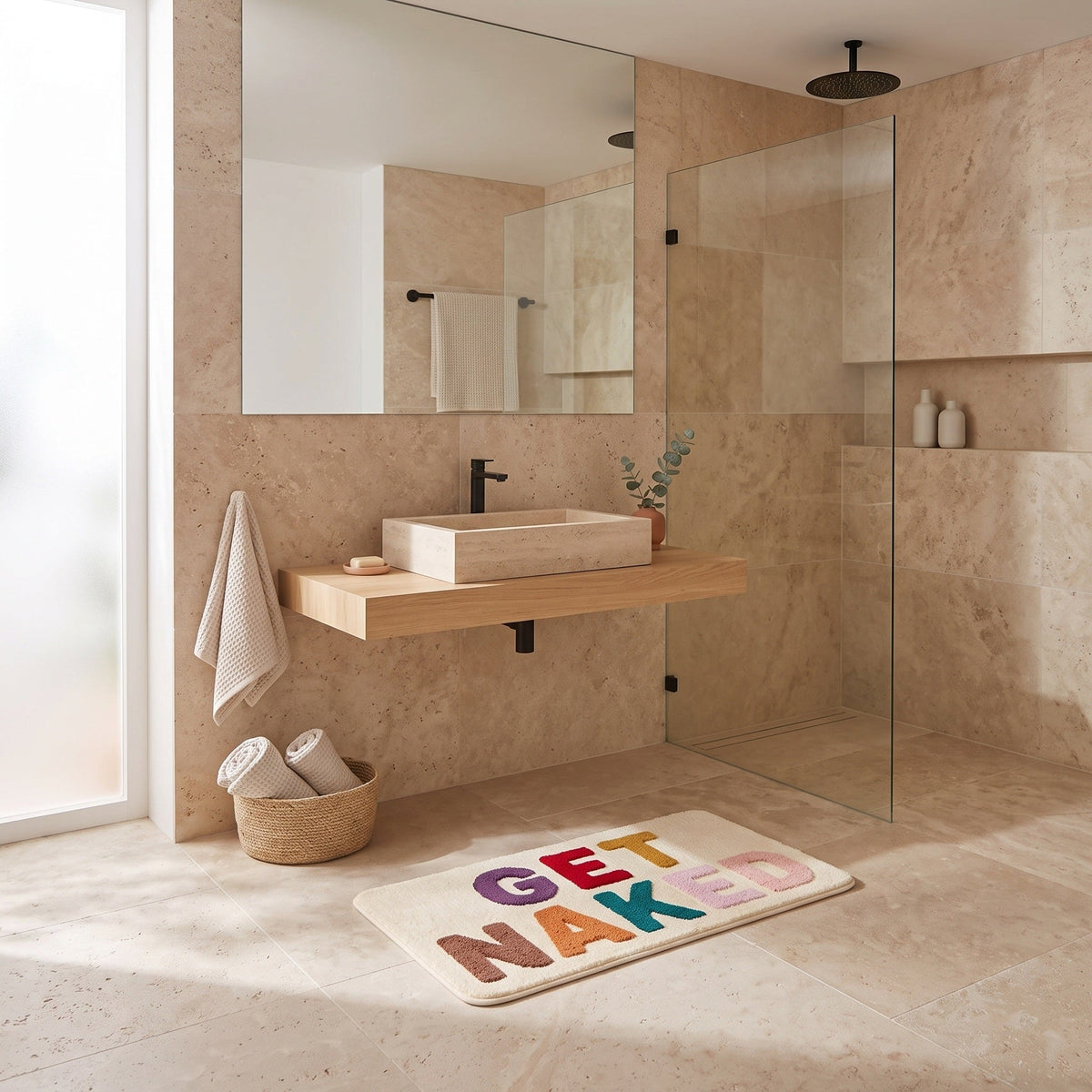 Tapis Salle de Bain Antidérapant Ludovic