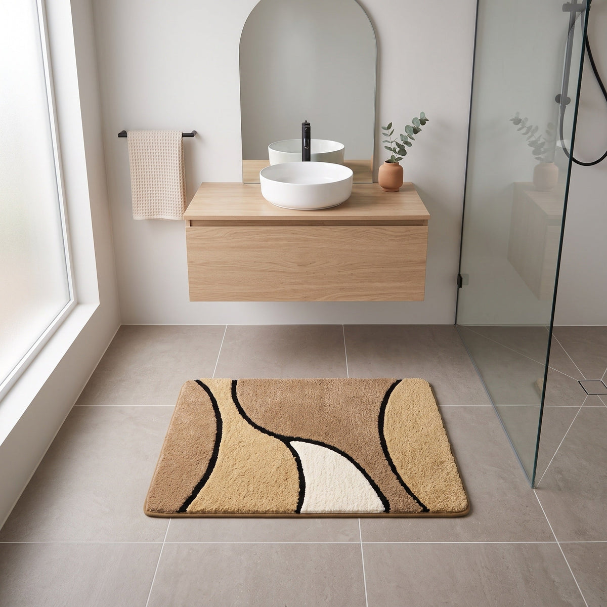 Tapis Salle de Bain Antidérapant Perrine