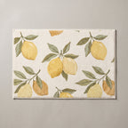 Tapis Salle de Bain Fruit Doux Absorbant vu du dessus