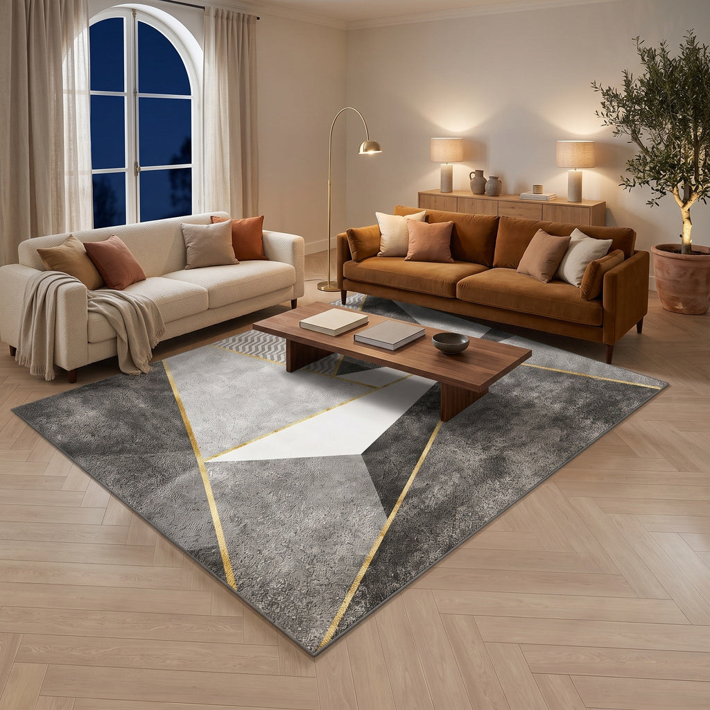 Tapis Salon Géométrique Antonin