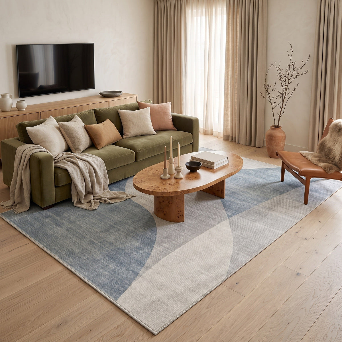 Tapis Salon Géométrique Auréline