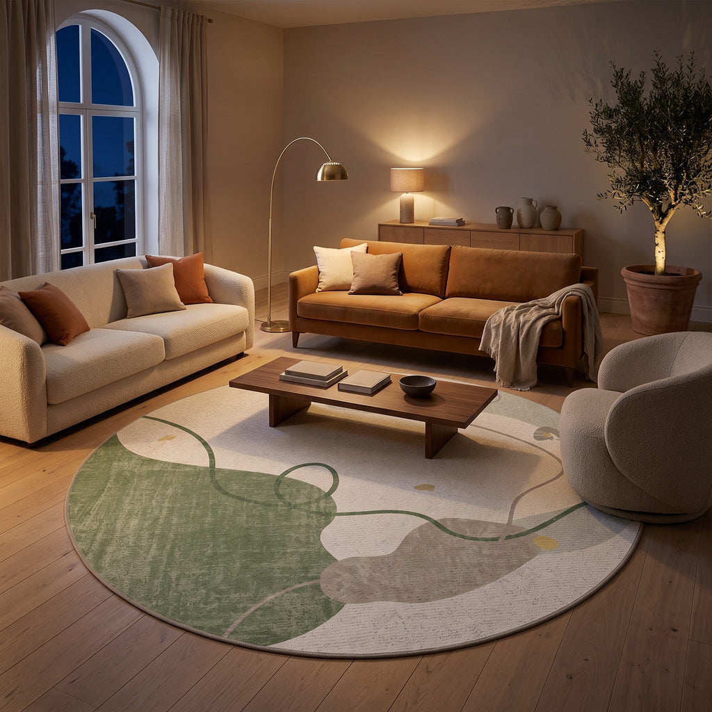 Tapis Salon Géométrique Auxence