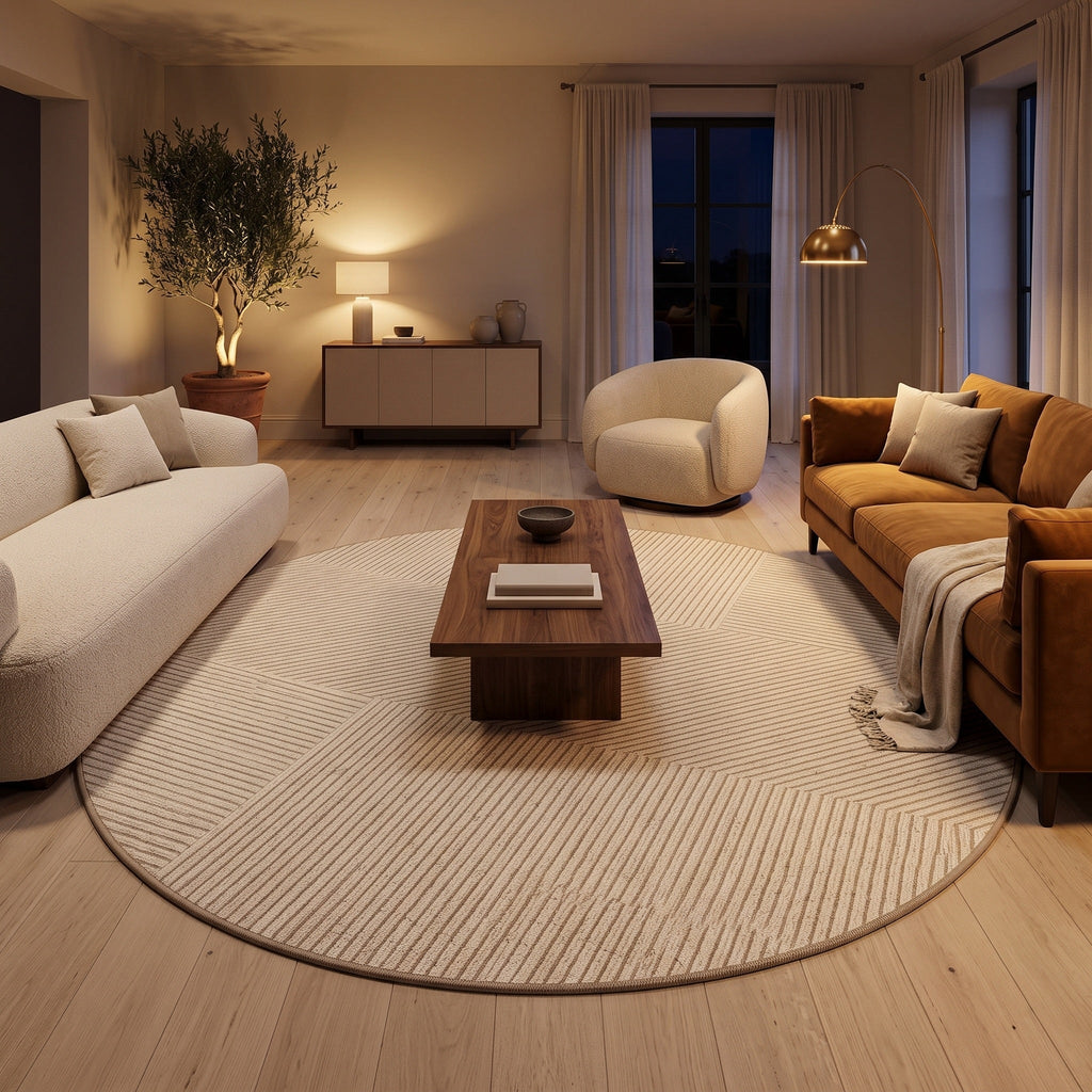 Tapis Salon Géométrique Baudouin