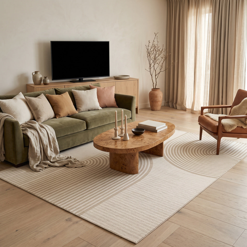 Tapis Salon Géométrique Bénigne