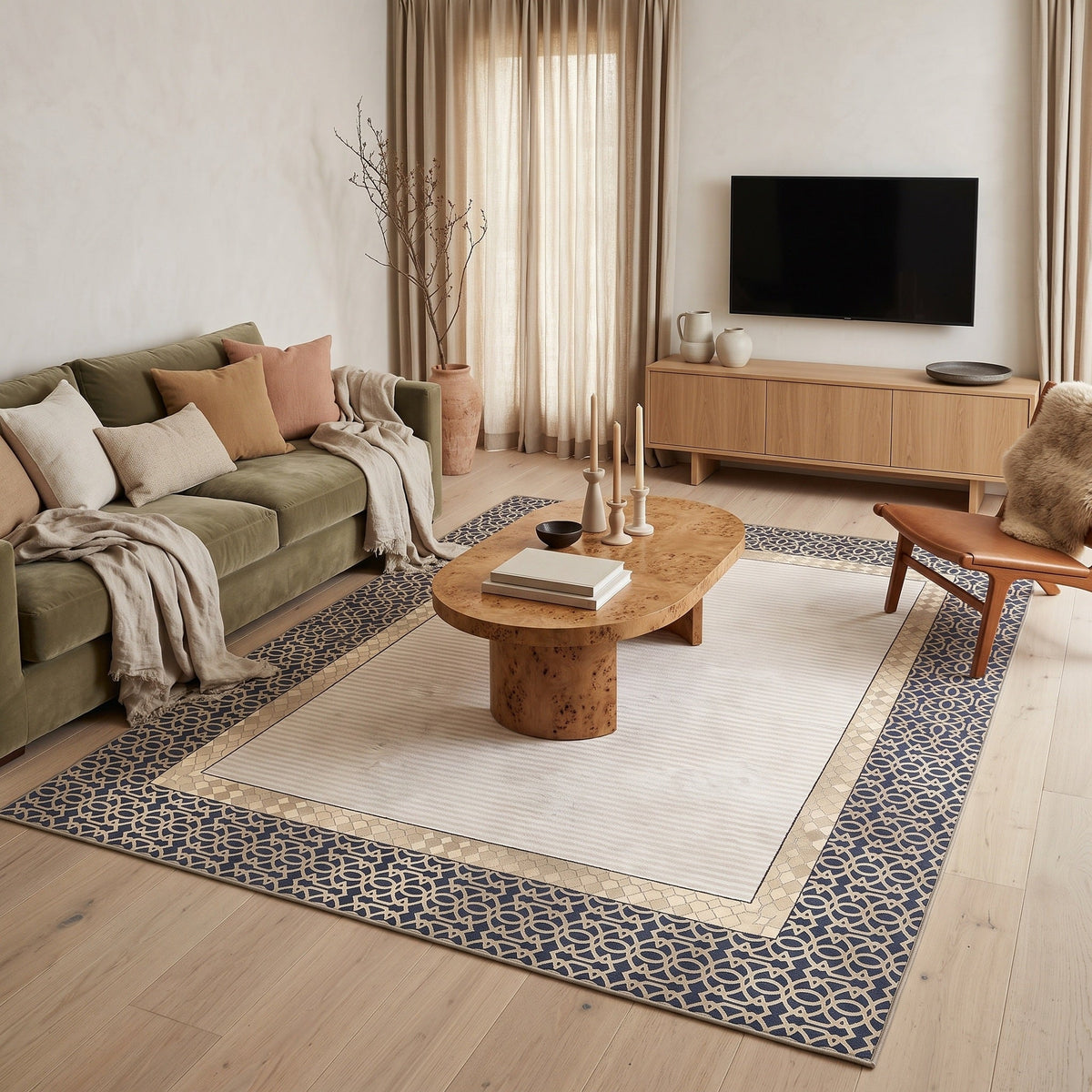 Tapis Salon Géométrique Bérengère