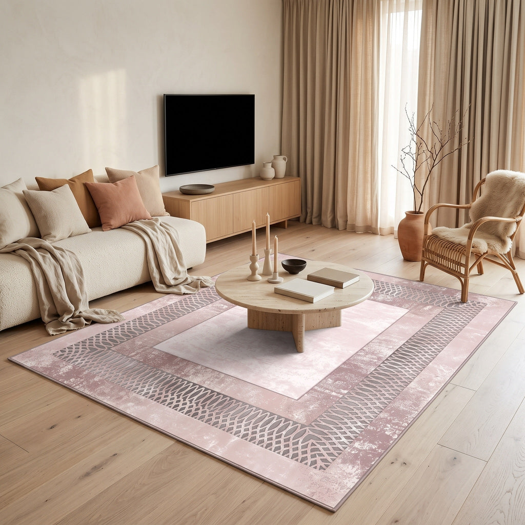 Tapis Salon Géométrique Célimène