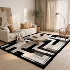 Tapis Salon Géométrique Delphine