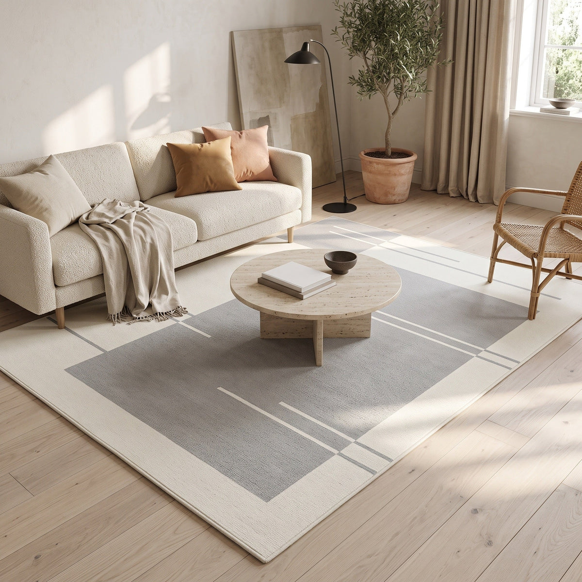 Tapis Salon Géométrique Éphraïm