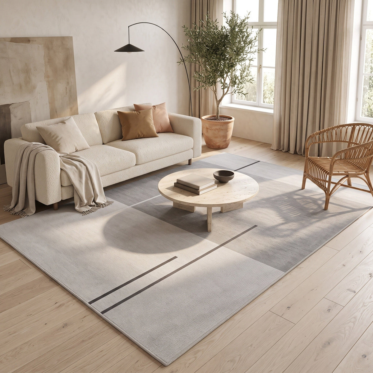 Tapis Salon Géométrique Ernestine