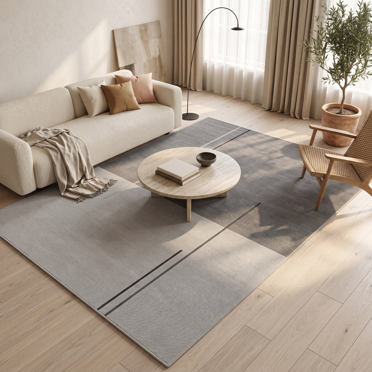 Tapis Salon Géométrique Ernestine