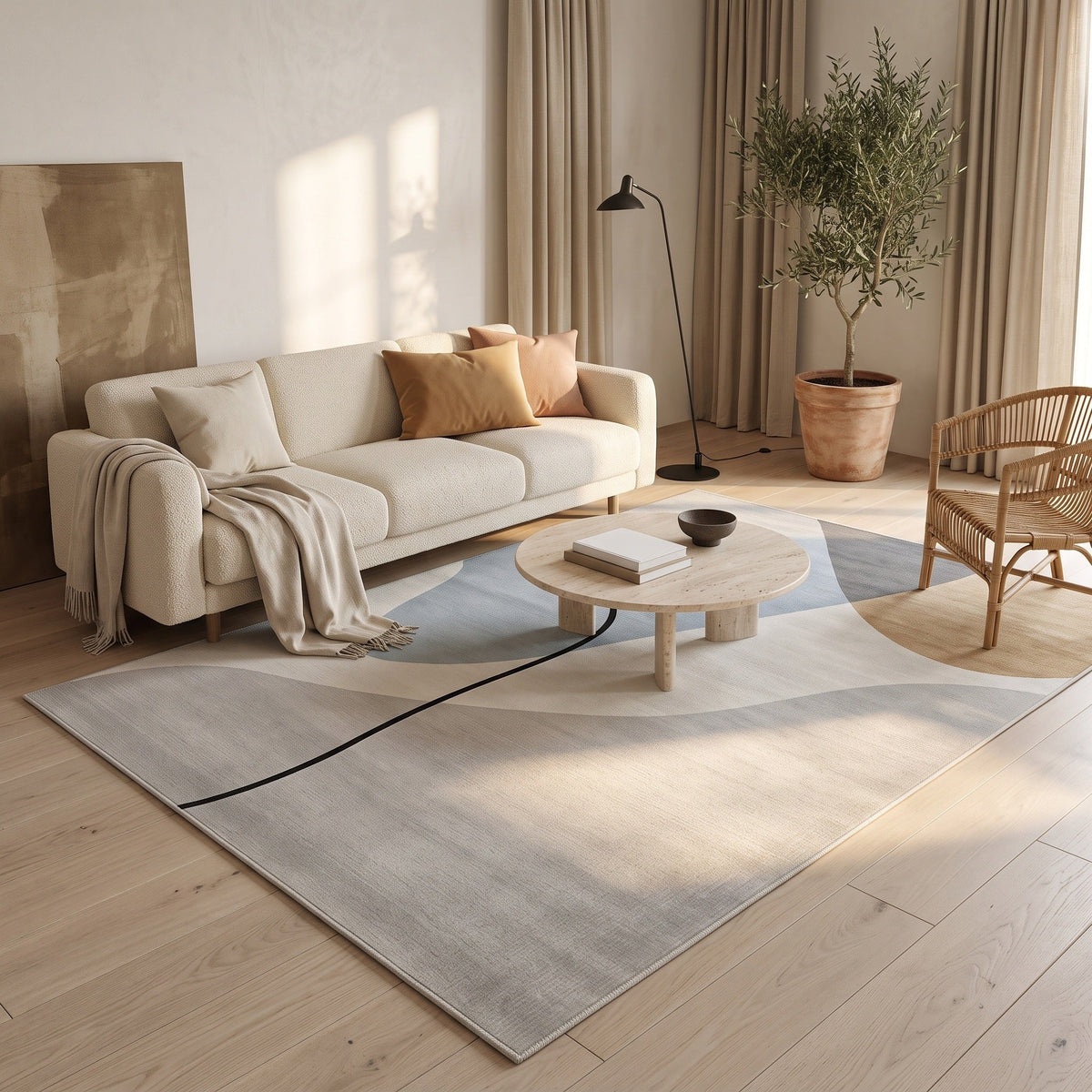 Tapis Salon Géométrique Espérance