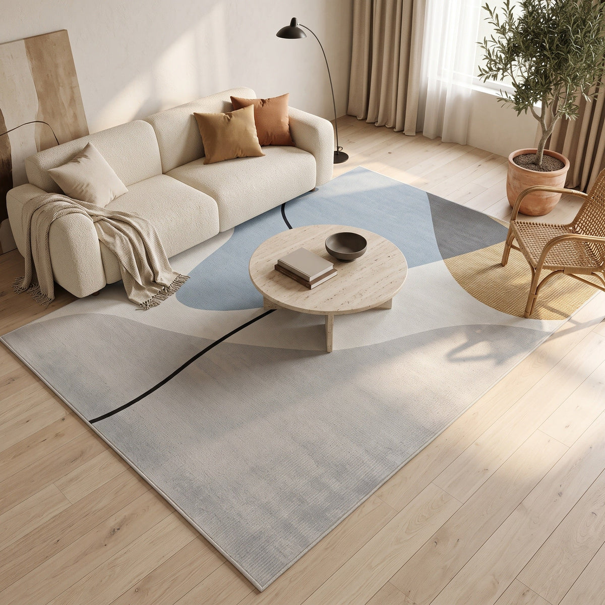 Tapis Salon Géométrique Espérance
