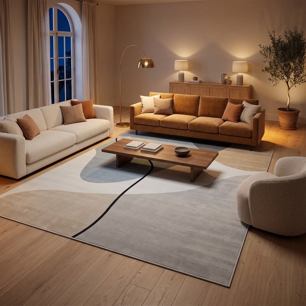Tapis Salon Géométrique Espérance