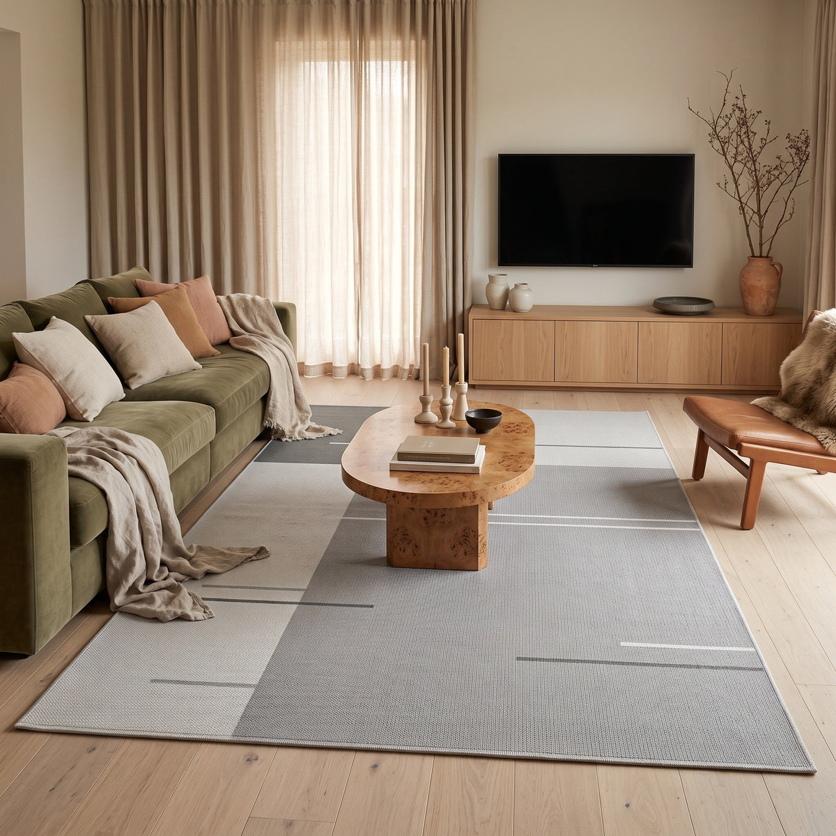 Tapis Salon Géométrique Eudes
