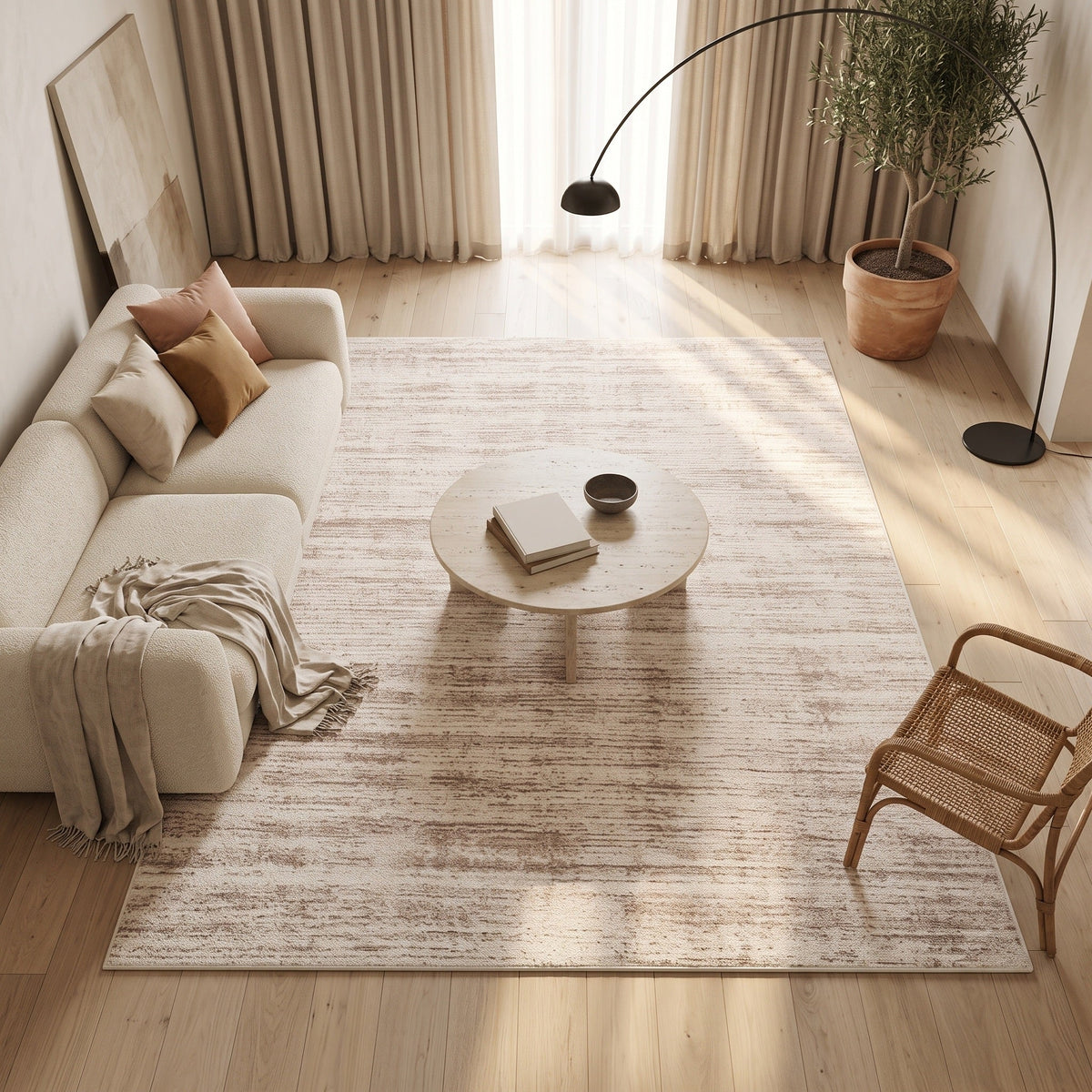 Tapis Salon Marbre Gonzague