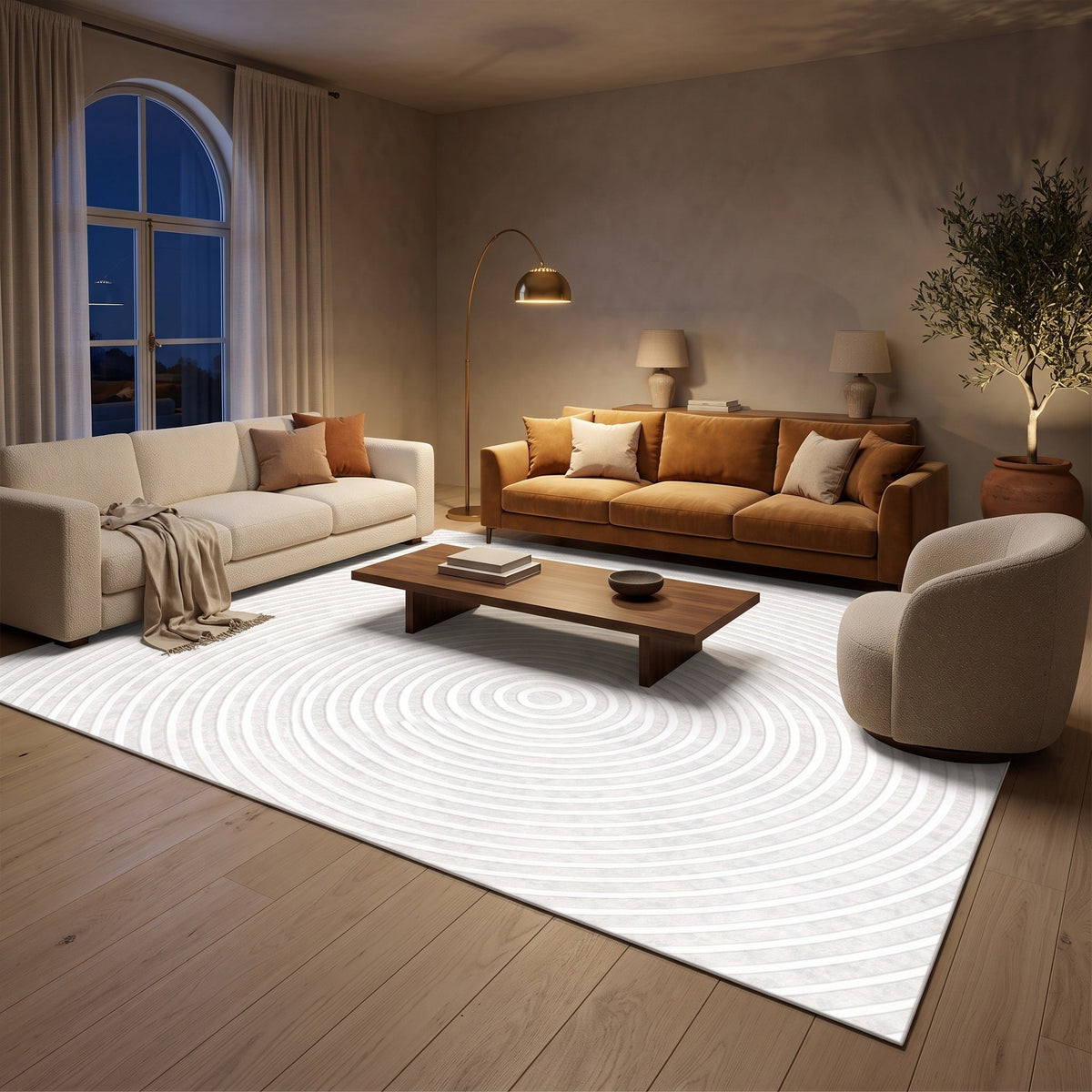 Tapis Salon Minimaliste Alban