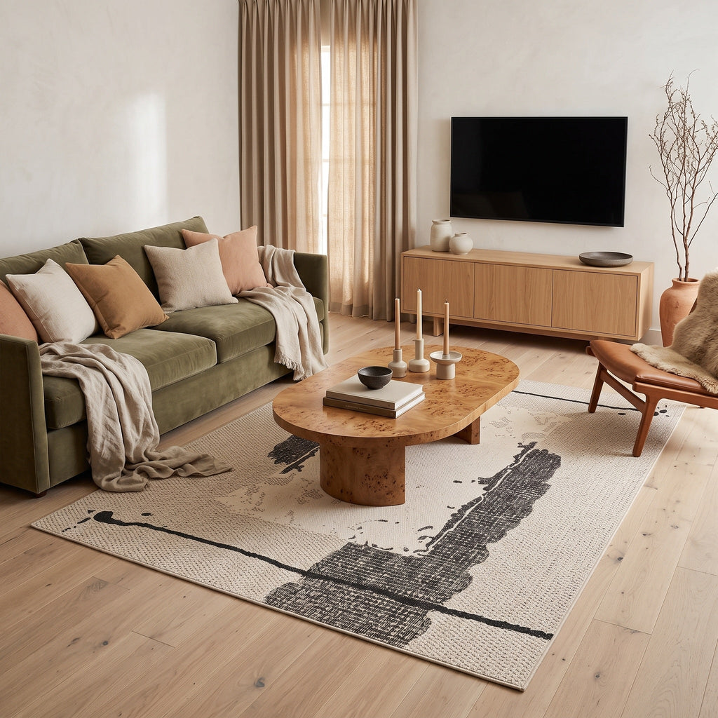 Tapis Salon Minimaliste Alphonse