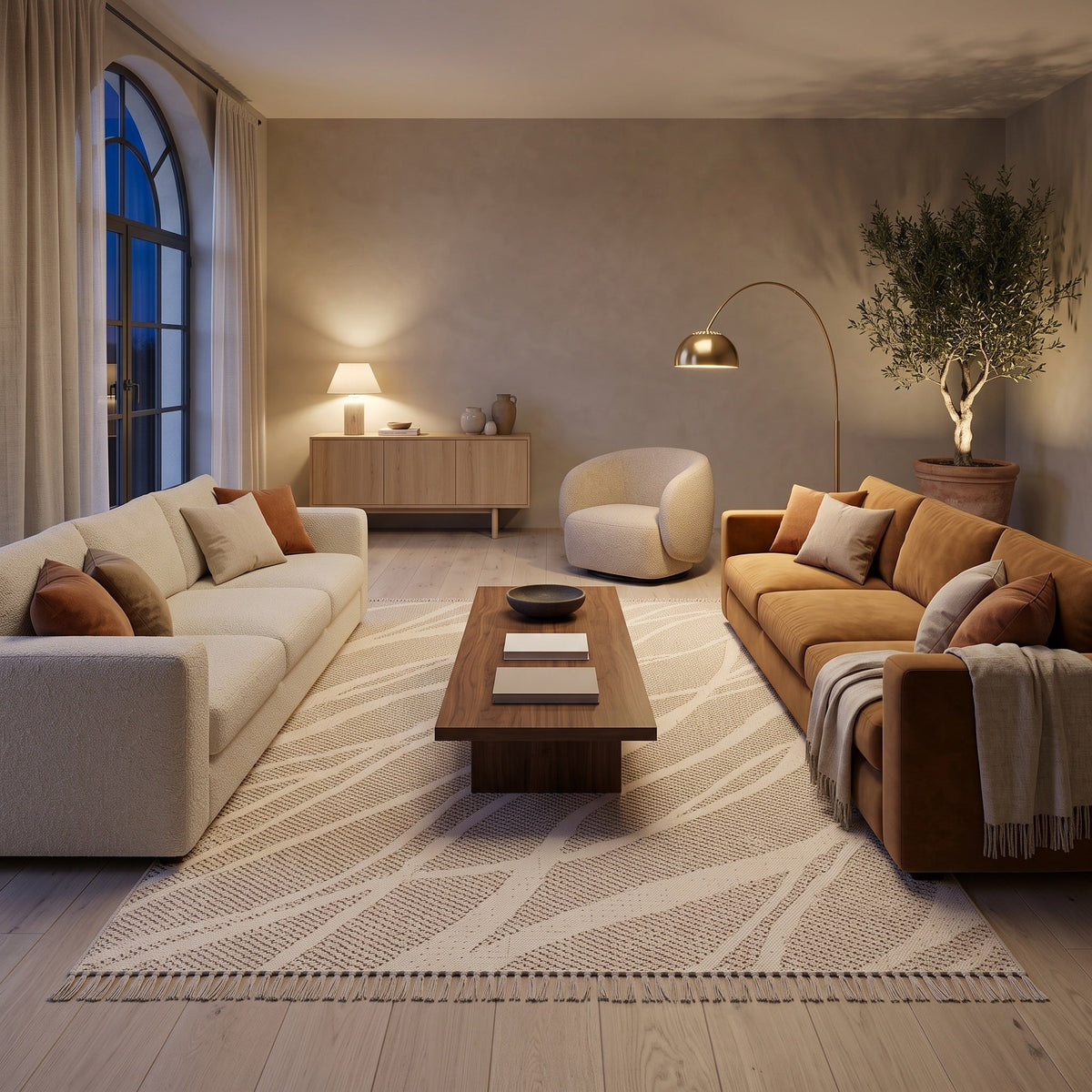 Tapis Salon Minimaliste Amaury