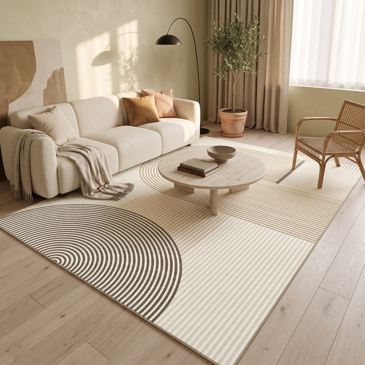 Tapis Salon Minimaliste Basile