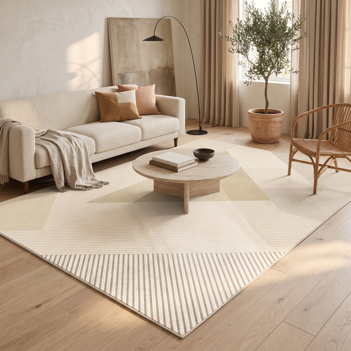 Tapis Salon Minimaliste Clémence