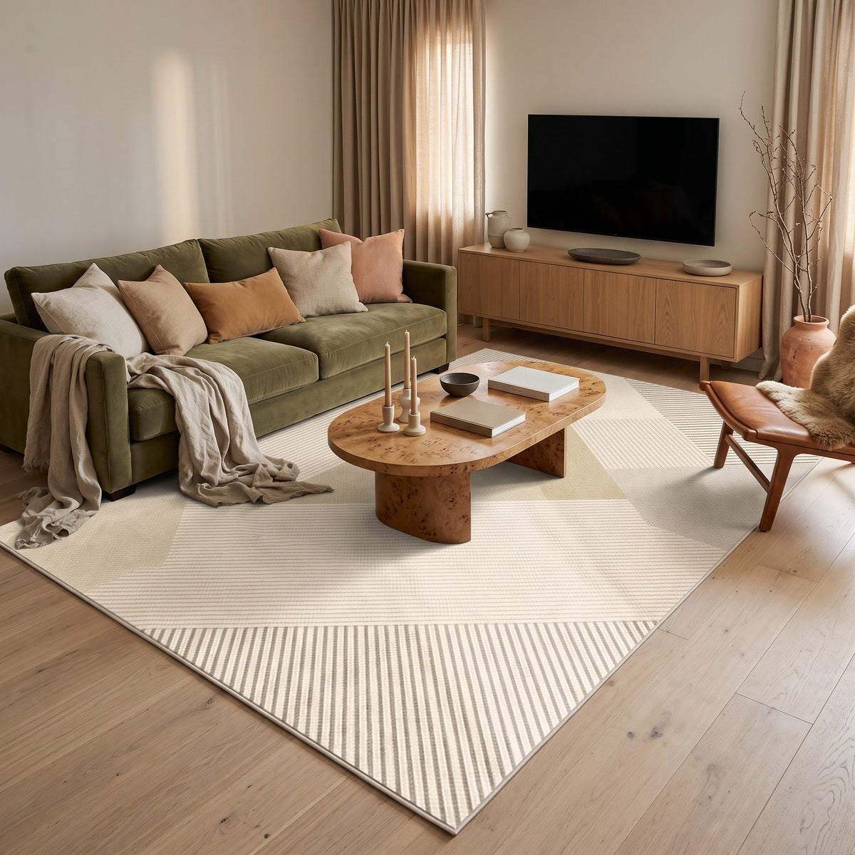 Tapis Salon Minimaliste Clémence