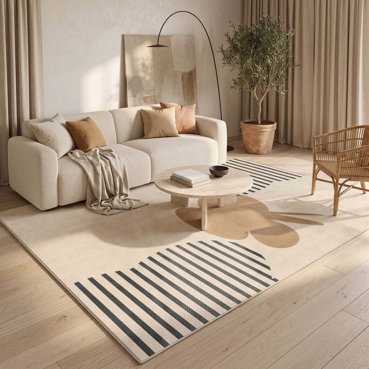 Tapis Salon Minimaliste Colette