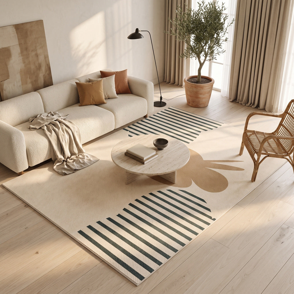 Tapis Salon Minimaliste Colette
