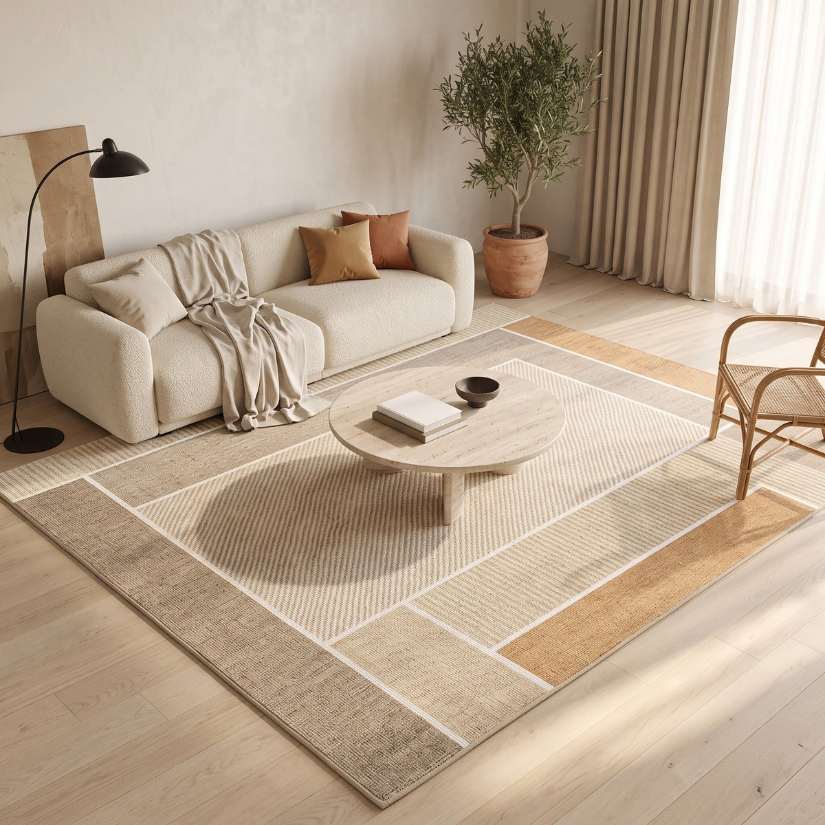 Tapis Salon Minimaliste Cunégonde