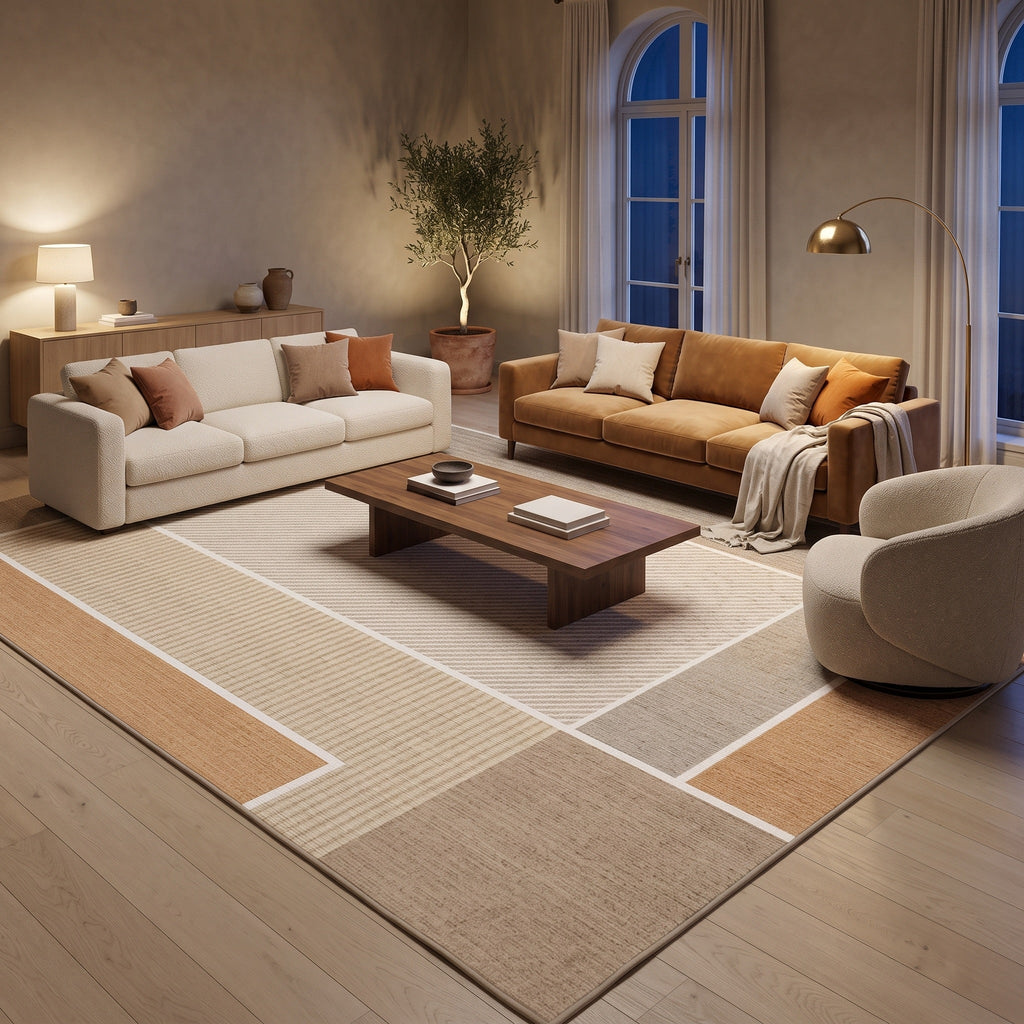 Tapis Salon Minimaliste Cunégonde