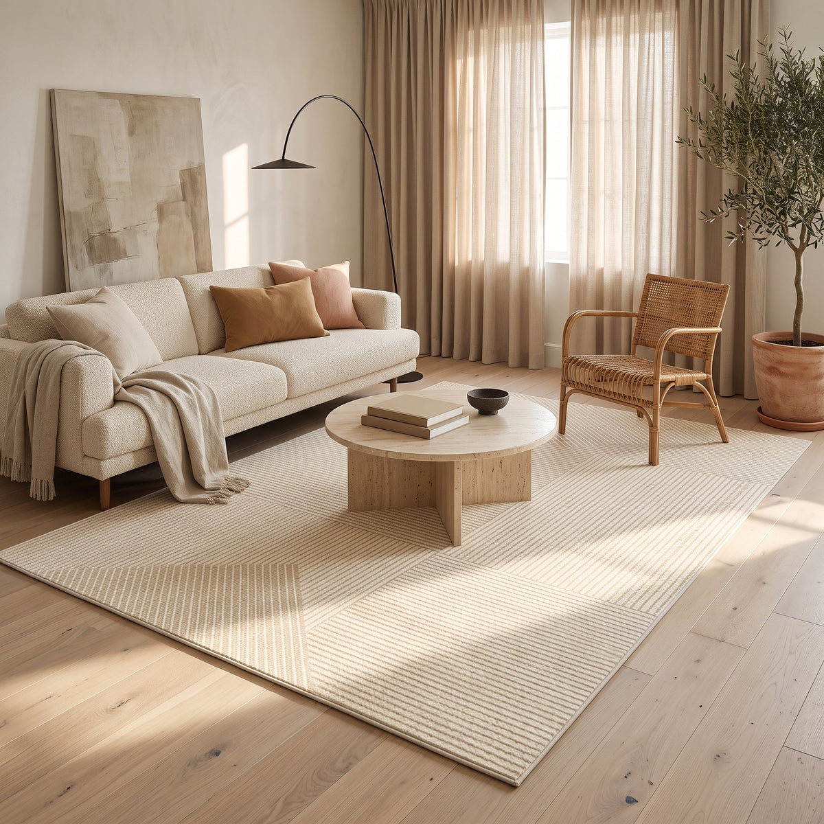 Tapis Salon Minimaliste Diane