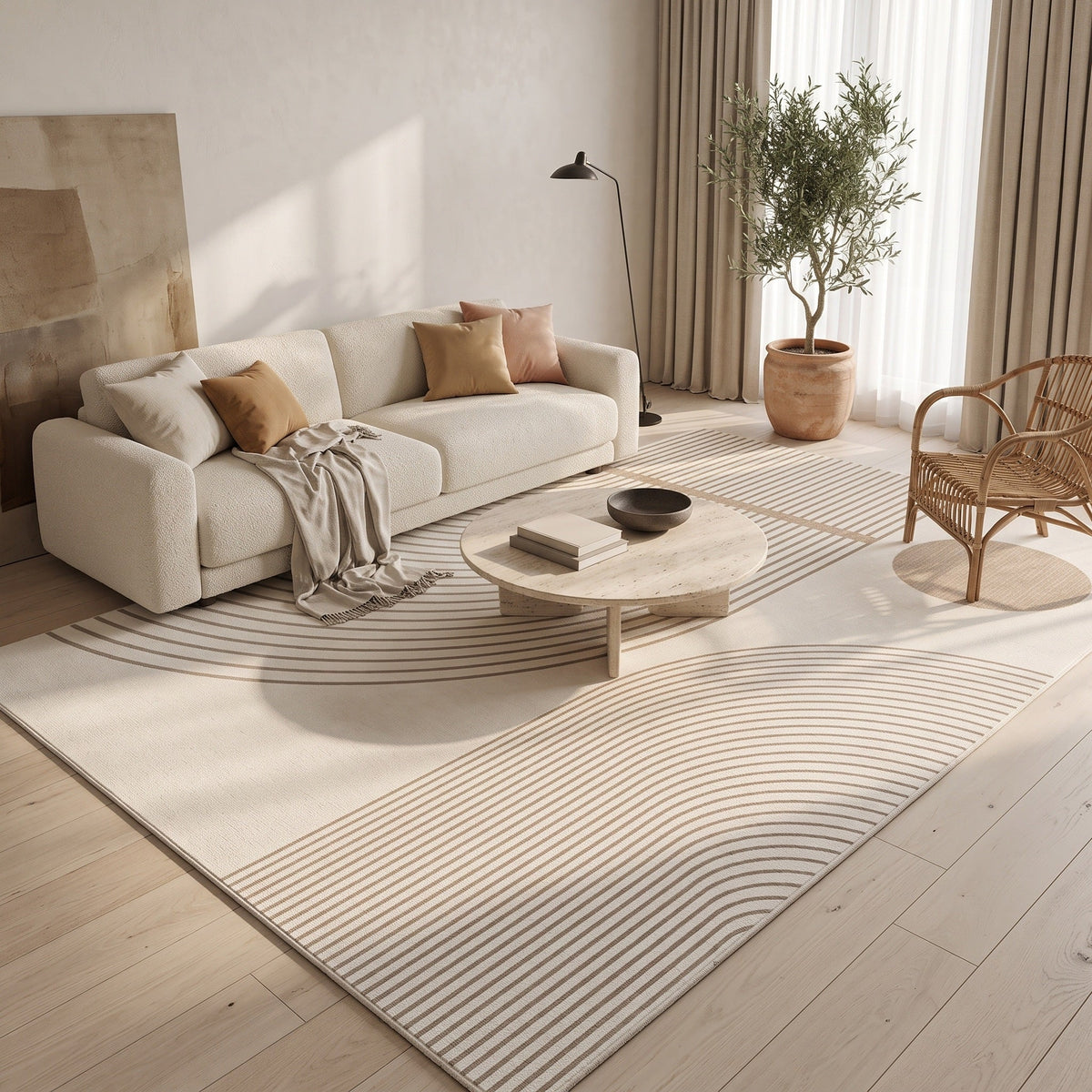 Tapis Salon Minimaliste Fiacre