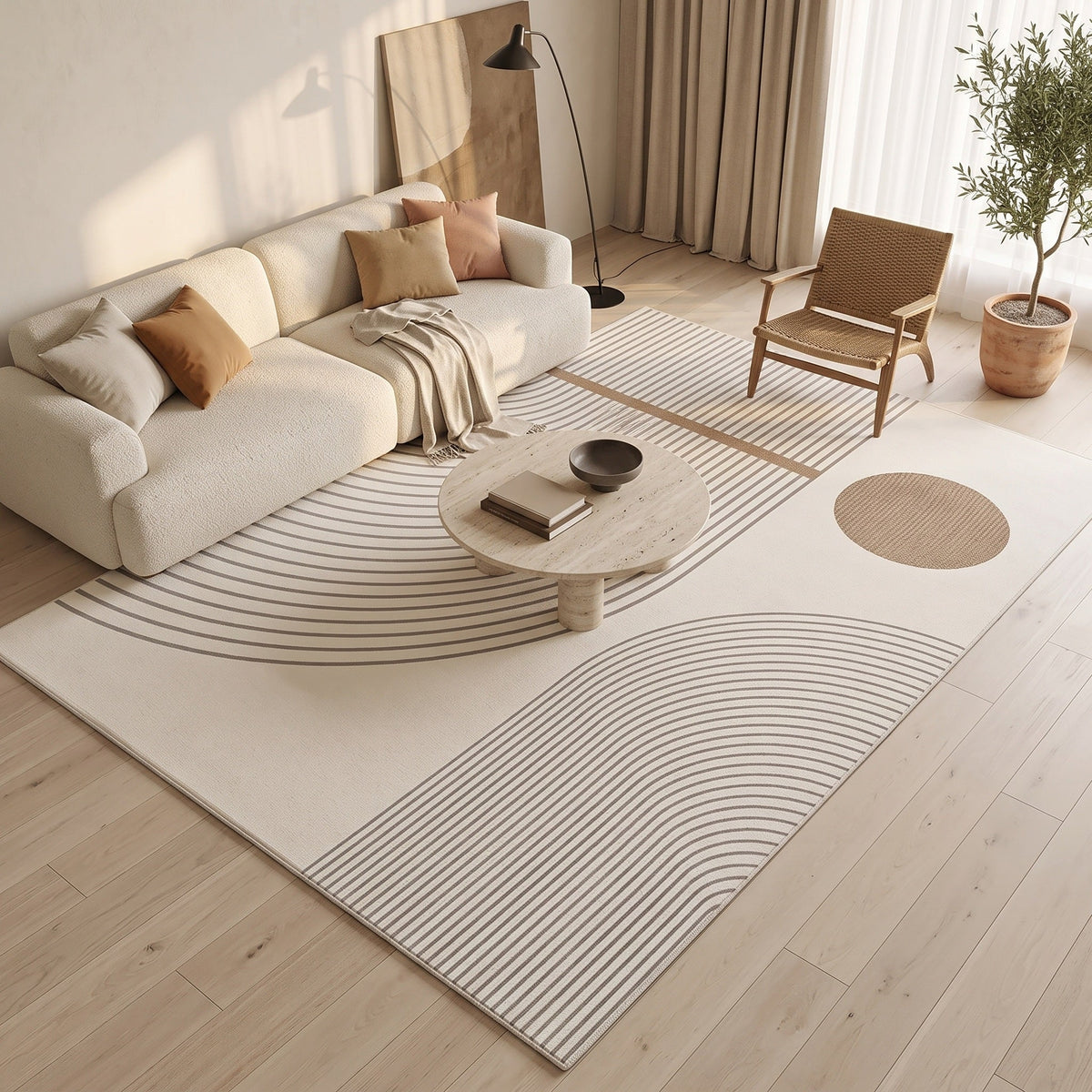 Tapis Salon Minimaliste Fiacre