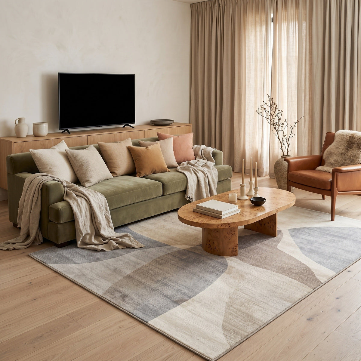 Tapis Salon Minimaliste Firmin